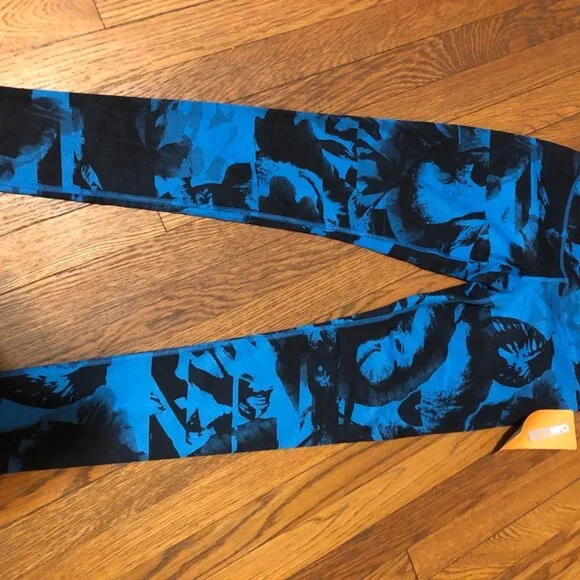 Lucy Studio Hatha Legging, Size M, Blue/Black - Picture 5 of 6